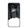 thumbnail image 1 of Compatible with Samsung Galaxy S23 Case,Cute Starry Sky Patterned  Fashionable Tempered Glass Back with Soft Silicone Bumper Lightweight Protective Phone Case,Universe, 1 of 12