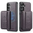 thumbnail image 1 of Compatible for Samsung Galaxy S23 FE Wallet Case,[Support MagSafe Wireless Charging] Back Flip Magnetic Leather Phone Cover with Detachable RFID Blocking Card Holder For Samsung Galaxy S23 FE,Purple, 1 of 12