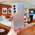 thumbnail image 1 of Compatible with Samsung Galaxy S23 Plus Case, Gradient Glitter Paper Soft TPU Anti-Scratch Shockproof Protective Phone Bumper, Women Girls Cute Slim Clear Phone Case for Samsung Galaxy S23 Plus,Purple, 1 of 10
