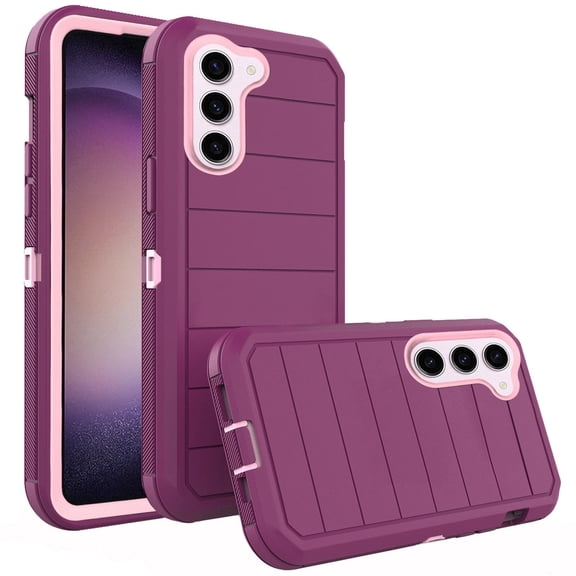 Compatible with Samsung Galaxy S23 Plus S23 5G Phone Case Hybrid Rugged Shockproof Hard Protective Drop Proof Full Body Heavy Duty Mobile Cell Cover for S23plus 23S S 23 SM-S916U Women Men Purple