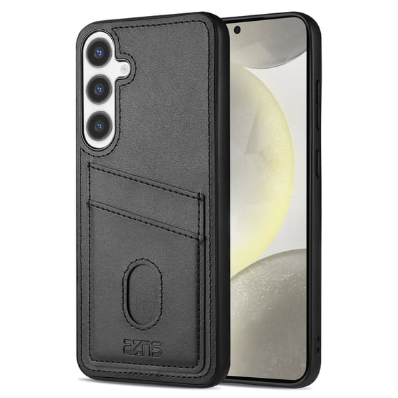 Compatible with Samsung Galaxy S23 Plus Wallet Case with Credit Card Slot, PU Leather Slim Wallet Phone Case for Women Men Military Grade Drop Protection for Samsung Galaxy S23 Plus, Black