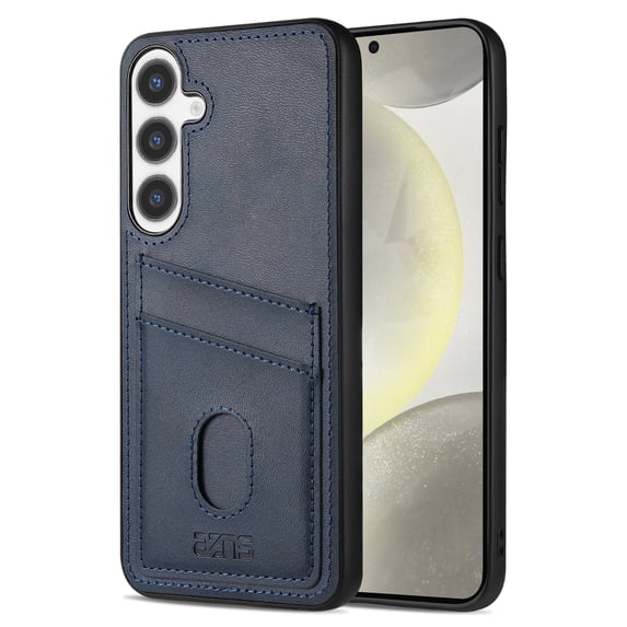 Compatible with Samsung Galaxy S23 Plus Wallet Case with Credit Card Slot, PU Leather Slim Wallet Phone Case for Women Men Military Grade Drop Protection for Samsung Galaxy S23 Plus, Blue