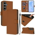 thumbnail image 1 of Compatible with Samsung Galaxy S23 Plus Wallet Case with RFID Blocking Credit Card Holder, PU Leather Folio Flip Kickstand Protective Shockproof Anti-fall Phone Case Cover Women Men,Brown, 1 of 12