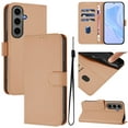thumbnail image 1 of Compatible with Samsung Galaxy S23 Plus Wallet Case with RFID Blocking Credit Card Holder, PU Leather Folio Flip Kickstand Protective Shockproof Anti-fall Phone Case Cover Women Men,Nude, 1 of 12