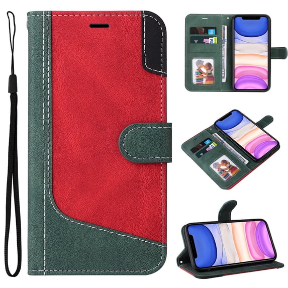 Compatible with Samsung Galaxy S23 Plus Wallet Case, Shockproof Flip Folio Leather Wallet Cover with Card Slots Invisible Kickstand with wrist Strap Case Cover for Galaxy S23 Plus,Green