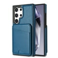 thumbnail image 1 of Compatible With Samsung Galaxy S23 Ultra Magnetic Detachable Wallet Case,PU Leather Back Flip Kickstand,[Compatible With Magsafe],With Card Slots,Shockproof Rugged Phone Case Cover,Blue, 1 of 13