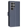 thumbnail image 1 of Compatible With Samsung Galaxy S23 Ultra Wallet Case,PU Leather Flip Folding Kickstand,With [RFID Blocking] Card Holder,Magnetic Closure,Shockproof Anti-fall Rugged Phone Case,Blue, 1 of 9