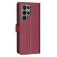 thumbnail image 1 of Compatible With Samsung Galaxy S23 Ultra Wallet Case,PU Leather Flip Folding Kickstand,With [RFID Blocking] Card Holder,Magnetic Closure,Shockproof Anti-fall Rugged Phone Case,Red, 1 of 9