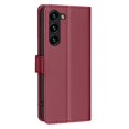 thumbnail image 1 of Compatible With Samsung Galaxy S23 Wallet Case,PU Leather Flip Folding Kickstand,With [RFID Blocking] Card Holder,Magnetic Closure,Shockproof Anti-fall Rugged Phone Case,Red, 1 of 9