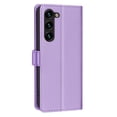 thumbnail image 1 of Compatible With Samsung Galaxy S23 Wallet Case,PU Leather Flip Folding Kickstand,With [RFID Blocking] Card Holder,Magnetic Closure,Shockproof Anti-fall Rugged Phone Case,Purple, 1 of 9