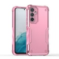 thumbnail image 1 of Compatible with Samsung Galaxy S24 Case, Rugged Military Dual Layers Bumper Hybrid Shockproof Heavy Duty Protection Soft TPU Hard PC Shell for Samsung Galaxy S24 2 in 1 Phone Cover,Pink, 1 of 7