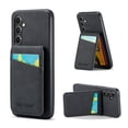 thumbnail image 1 of Compatible with Samsung Galaxy S24 FE Case Wallet with Credit Card Holder, Flip Premium PU Leather Magnetic Clasp Kickstand Heavy Duty Protective Cover for Samsung Galaxy S24 FE,Black, 1 of 9