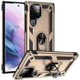 thumbnail image 1 of Compatible with Samsung Galaxy S24 Ultra Case Built-in 360 Ring Holder Kickstand, Extreme Protection Military Armor Magnetic Car Dual Layer Protective Heavy Duty Phone Cover,Gold, 1 of 7