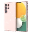 thumbnail image 1 of Compatible with Samsung Galaxy S24 Ultra Case, Clear Glitter Sparkle Soft TPU Shockproof Protective Cute Slim Thin Bling Sparkly Phone Cases Cover for Women Girls,Pink, 1 of 7