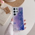 thumbnail image 1 of Compatible with Samsung Galaxy S24 Ultra Glitter Case Bling Sparkle Luxury Liquid Floating Quicksand Case Women Girls Slim Soft TPU Cute Flower Protective Transparent Cover, Dandelion, 1 of 9