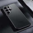 thumbnail image 1 of Compatible With Samsung Galaxy S24 Ultra Phone Case,Frosted Translucent,Metal Button Design,Shockproof Rugged Anti-fall Ultra Slim Thin Fit Phone Case Cover For Samsung Galaxy S24 Ultra,Black, 1 of 6