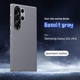 thumbnail image 1 of Compatible with Samsung Galaxy S24 Ultra Phone Case,Side Heat Dissipation,Precision Hole Lens Protection,PU Leather Shockproof Scratch Resistant Ultra Slim Rugged Durable Phone Case,Gray, 1 of 12