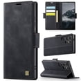 thumbnail image 1 of Compatible with Samsung Galaxy S24 Ultra Wallet Case, PU Leather Flip Folio Case with Card Holders Kickstand Shockproof Drop Protective Durable Phone Case Cover for Samsung Galaxy S24 Ultra - Black, 1 of 11