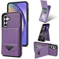 thumbnail image 1 of Compatible with Samsung Galaxy S24 Wallet Case with RFID Blocking Card Slots Buckle Flip PU Leather Shockproof Protective Phone Cover for Galaxy S24 5G Case Wallet(Purple-6.2 inch), 1 of 14