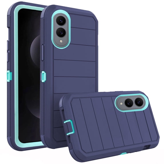 Compatible with Samsung Galaxy S25 Edge 5G Phone Case Hybrid Rugged Shockproof Hard Protective Drop Proof Full Body Heavy Duty Mobile Cell Cover for S25Edge 25S S 25 25Edge 6.66 2025 Women Men Blue