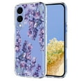 thumbnail image 1 of Compatible with Samsung Galaxy S25 Edge Case Clear with Flower Design, Cute Soft Silicone TPU Floral Aesthetic Women Girls Transparent Protective Shockproof Anti-Scratch Anti-Yellow Phone Cover, E, 1 of 9