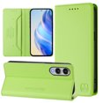thumbnail image 1 of Compatible with Samsung Galaxy S25 Edge Wallet Case, PU Leather Flip Case with RFID Blocking Card Slots, Kickstand Slim Fit Magnetic Wireless Charging Phone Cover for Galaxy S25 Edge, Green, 1 of 10