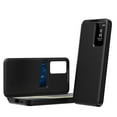 thumbnail image 1 of Compatible with Samsung Galaxy S25 Flip Phone Case,With Smart window,PU Leather + PC + TPU Material,With Card Slot,Shockproof Anti-fall Rugged Case Cover For Samsung Galaxy S25,Black, 1 of 7