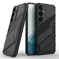 thumbnail image 1 of Compatible with Samsung Galaxy S25+ Phone Case,With Contractible Kickstand,Heavy Duty Shockproof Rugged Drop-proof Ultra Slim Thin Fit Phone Case For Samsung Galaxy S25+,Black, 1 of 9