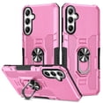 thumbnail image 1 of Compatible for Samsung Galaxy S25 Plus Case with Kickstand & Slide Camera Cover, Built-in 360° Rotate Ring Stand Magnetic Car Military Grade Shockproof Phone Case for Samsung Galaxy S25 Plus,Pink, 1 of 10
