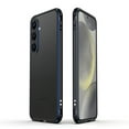 thumbnail image 1 of Compatible with Samsung Galaxy S25 Plus Metal Frame + Metal Camera Cover, Anti-drop Anti-fall Shockproof Heat Dissipation Luxury Aluminum Alloy, No Back, for Samsung Galaxy S25 Plus, Black+Blue, 1 of 8