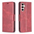 thumbnail image 1 of Compatible with Samsung Galaxy S25 Plus Wallet Case for Women Man, Premium PU Leather Folio Flip Case with Card Holders Kickstand Wrist Strap, Luxury Shockproof Protective Phone Cover, Red, 1 of 6