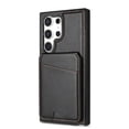 thumbnail image 1 of Compatible With Samsung Galaxy S25 Ultra Phone Case,Back Magnetic Detachable Flip Wallet,Compatible With Magsafe,With Kickstand,Card Slots,PU Leather Shockproof Rugged Phone Case Cover,Black, 1 of 13