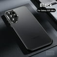 thumbnail image 1 of Compatible With Samsung Galaxy S25 Ultra Phone Case,Metal Button and Metal Photo Frame,Frosted Translucent Anti-Fingerprint Shockproof Ultra Slim Rugged Skin Feel Phone Case Cover,Black, 1 of 7