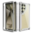 thumbnail image 1 of Compatible With Samsung Galaxy S25 Ultra Rugged Clear Phone Case,2-in-1 Heavy Duty Designing,Shokcproof Rugged Anti-fall Protective Transparent Two-color Design Phone Case Cover,Gray, 1 of 7