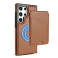 thumbnail image 1 of Compatible With Samsung Galaxy S25 Ultra Wallet Case,PU Leather,Back Flip Kickstand,Detachable Magnetic Wallet,With Card Slots,Shockproof Rugged Ultra Slim Anti-fall Phone Case Cover,Brown, 1 of 12