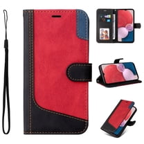 Compatible with Samsung Galaxy S25 Wallet Case, Shockproof Flip Folio Leather Wallet Cover with Card Slots Invisible Kickstand with wrist Strap Case Cover for Galaxy S25,Black