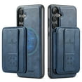 thumbnail image 1 of Compatible for Samsung Galaxy S25 Wallet Case,[Support MagSafe Wireless Charging] Back Flip Magnetic Leather Phone Cover with Detachable RFID Blocking Card Holder For Samsung Galaxy S25,Blue, 1 of 12