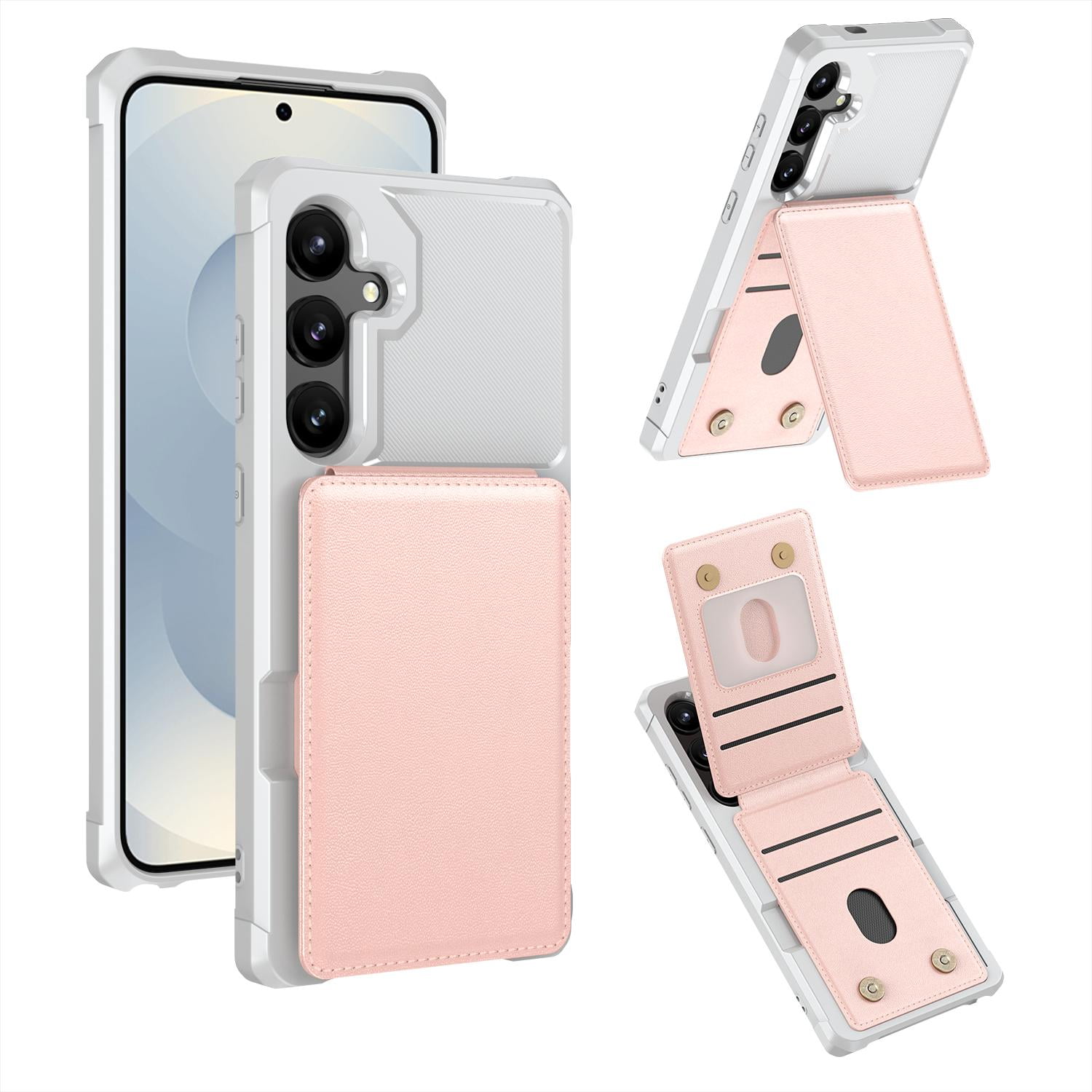 Compatible with Samsung Galaxy S25 Wallet Phone Case,With Card Slots ...