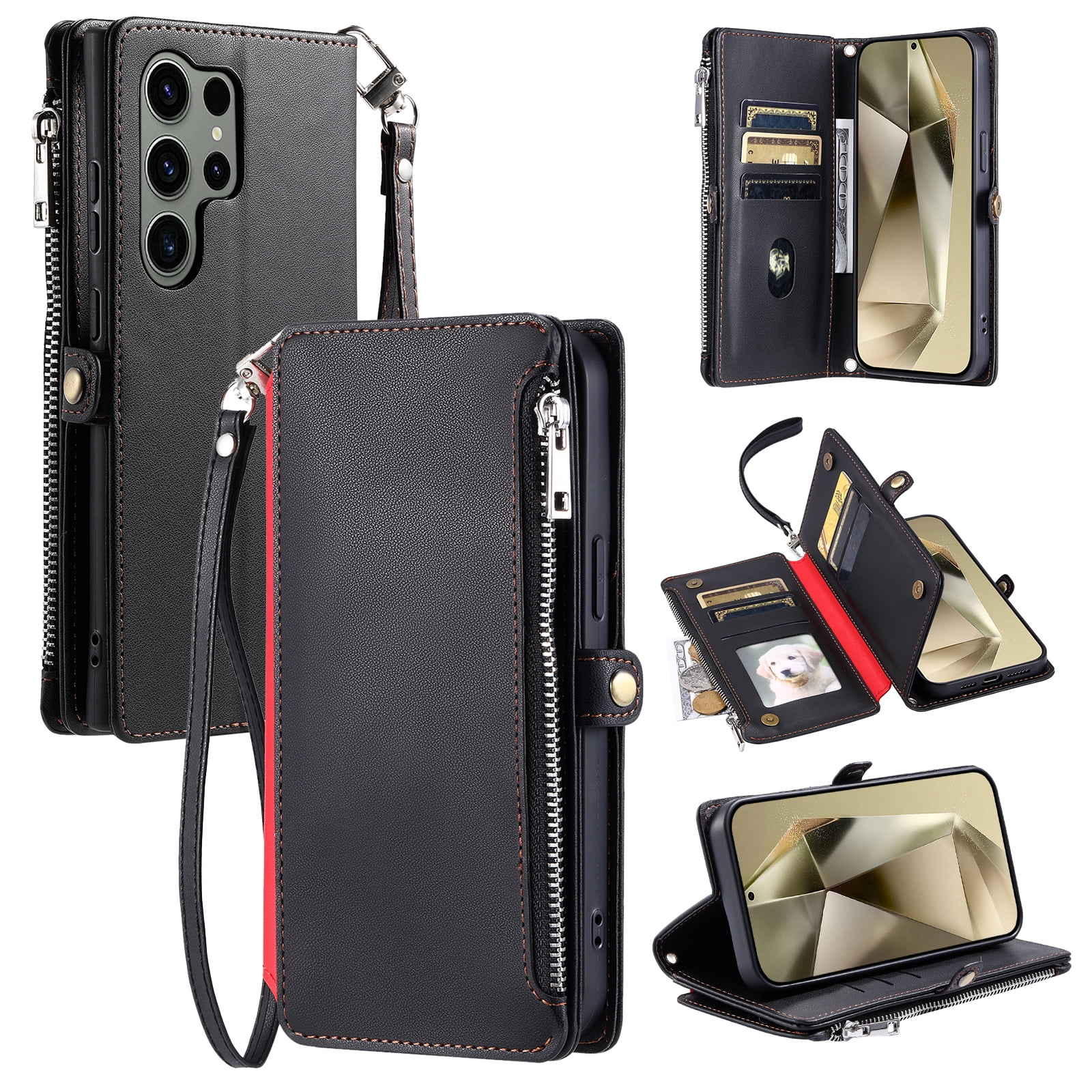 Compatible with Samsung Galaxy S26 Ultra Case Wallet with Card Holder ...