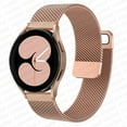 thumbnail image 1 of Compatible with Samsung Galaxy Watch 4 40mm 44mm/Watch 4 Classic 46mm 42mm/Active 2/Watch 42mm/Watch 3 41mm/Active 40mm Bands, 20mm Stainless Steel Mesh Loop Womens Man Strap, 1 of 8