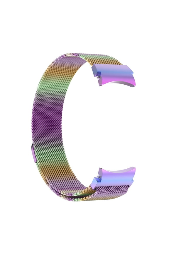 Compatible Samsung Galaxy Watch 7 FE 6 5 4 20mm, Galaxy Watch 6 Classic 20mm One Touch Gapless Metal Band, Stainless Steel Magnetic Buckle Band (Color)