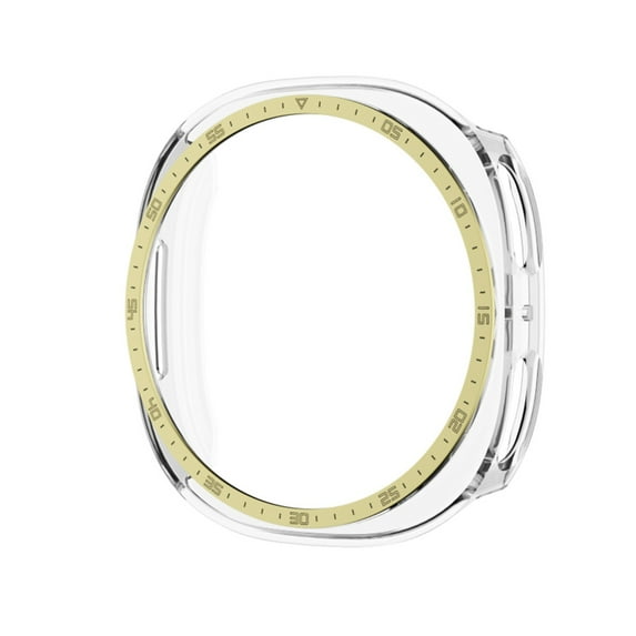 Compatible with Samsung Galaxy Watch 8 40mm Protective Case Cover, Slim Lightweight Hard PC Protective Anti-Scratch Frame Case Cover Shell for Samsung Galaxy Watch 8 40mm, Gold