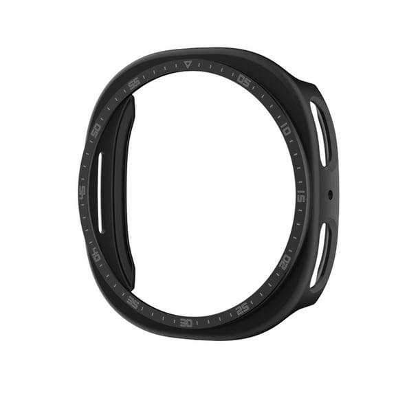 Compatible with Samsung Galaxy Watch 8 44mm Protective Case Cover, Slim Lightweight Hard PC Protective Anti-Scratch Frame Case Cover Shell for Samsung Galaxy Watch 8 44mm, Black