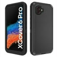 thumbnail image 1 of Compatible with Samsung Galaxy XCover 6 Pro/X Cover Pro 2 Phone Case Hybrid Rugged Shockproof Hard Protective Drop Proof Full Body Heavy Duty Mobile Cell Cover for XCover6 6Pro 2022 Women Men Black, 1 of 8