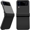 thumbnail image 1 of Compatible with Samsung Galaxy Z Flip 4 Cell Phone Ultra Slim Thin Pc Shockproof Protective Mobile Phone Case [Hinge Protection] Folding Anti-Drop Slip Impact Resistance Hard Back Cover-Black, 1 of 16