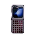 thumbnail image 1 of Compatible for Samsung Galaxy Z Flip 6 Case, Diamond Glitter Rhinestone Sparkly Back Design, Shockproof TPU Bumper Anti-Scratch Slim Protective Phone Cover for Samsung Galaxy Z Flip 6, Purple, 1 of 1