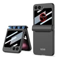 thumbnail image 1 of Compatible with Samsung Galaxy Z Flip 6 Case with Magnetic Hinge Protection, Stylish Ultra-Thin Hard PC All-Inclusive Anti-Drop Screen Protector Anti-peeping Phone Cover Case, Black, 1 of 10