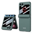 thumbnail image 1 of Compatible with Samsung Galaxy Z Flip 6 Case with Magnetic Hinge Protection, Stylish Ultra-Thin Hard PC All-Inclusive Anti-Drop Screen Protector Anti-peeping Phone Cover Case, Darkgreen, 1 of 10