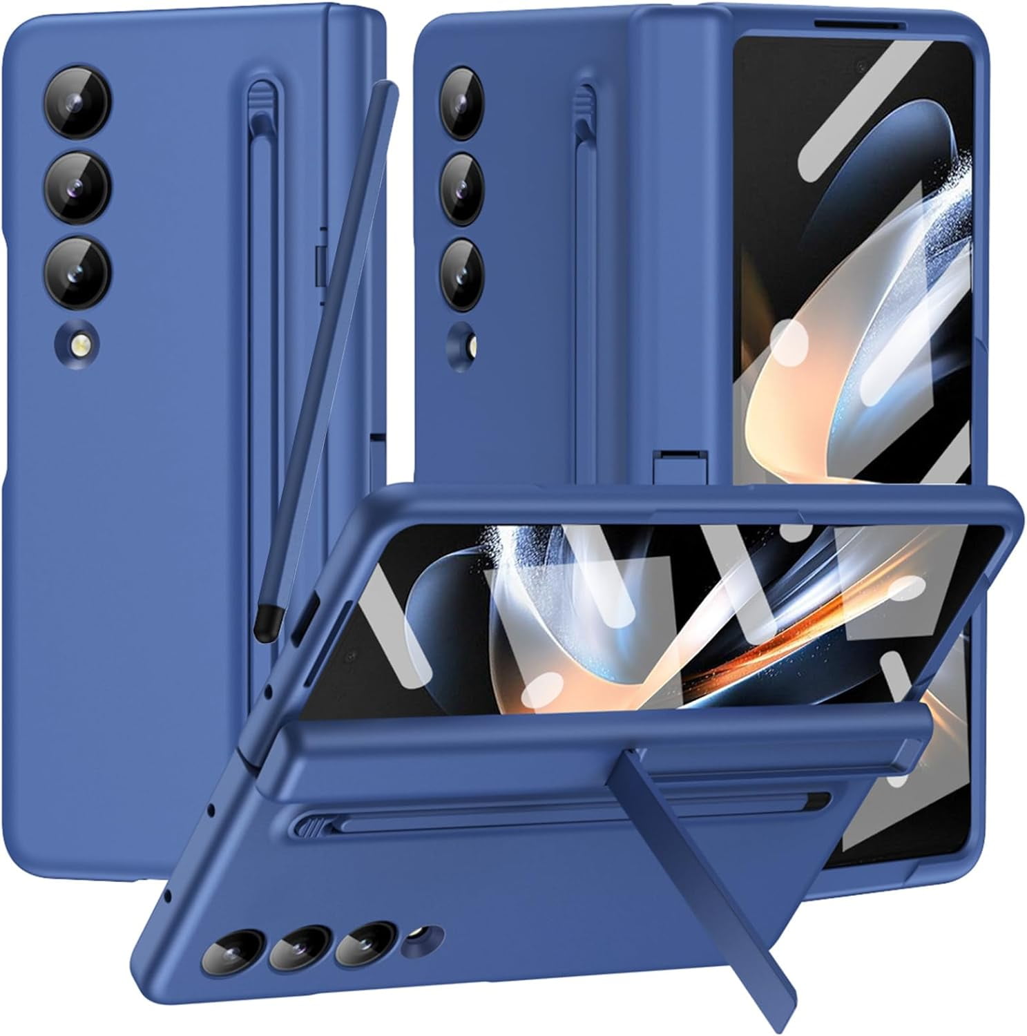 Compatible Samsung Galaxy Z Fold 3 Case with S Pen Holder