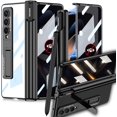 thumbnail image 1 of Compatible Samsung Galaxy Z Fold 4 Case with S Pen Holder Anti Peep Screen Protector Case,Magnetic Hinge Protection Case for Galaxy Z Fold 4 Case Clear Galaxy Fold 4 5g Case with Kickstand Black, 1 of 14